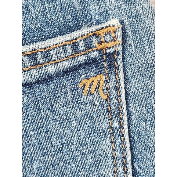 Madewell Jeans Womens 26 Blue The Momjean High Rise Tapered Leg Ankle Denim Boho - Picture 3 of 16